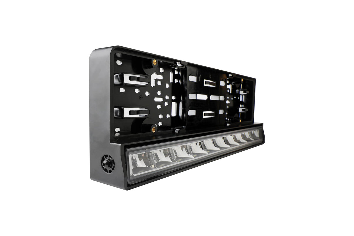 LED number plate holder