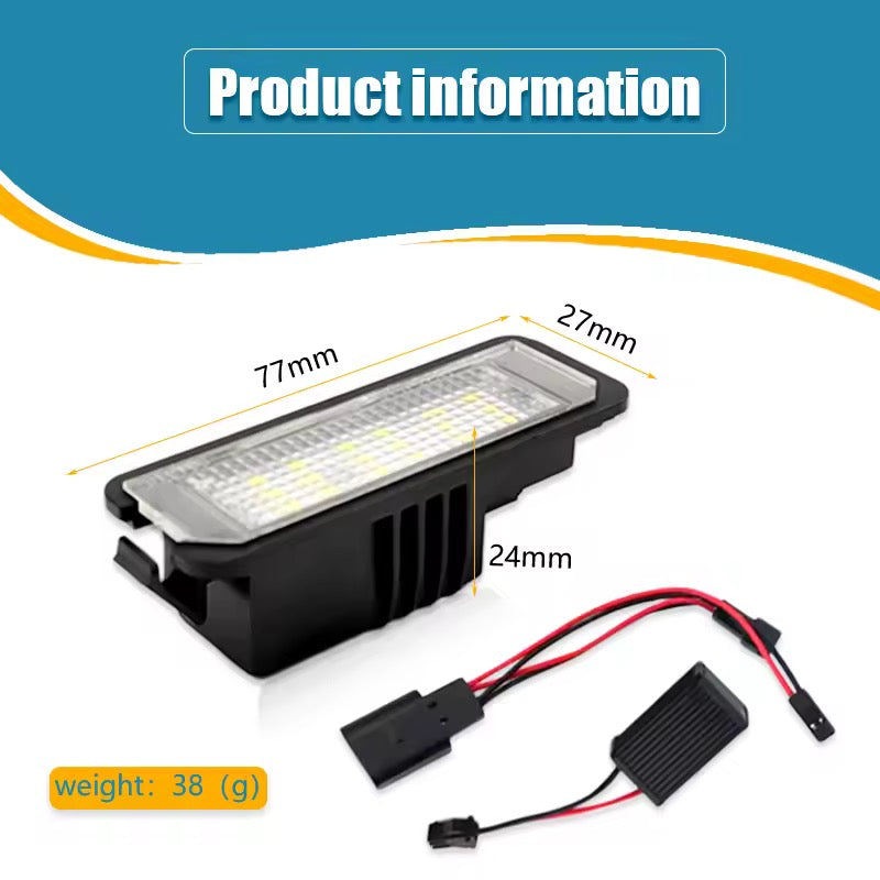 Standard VW LED Number Plate Unit