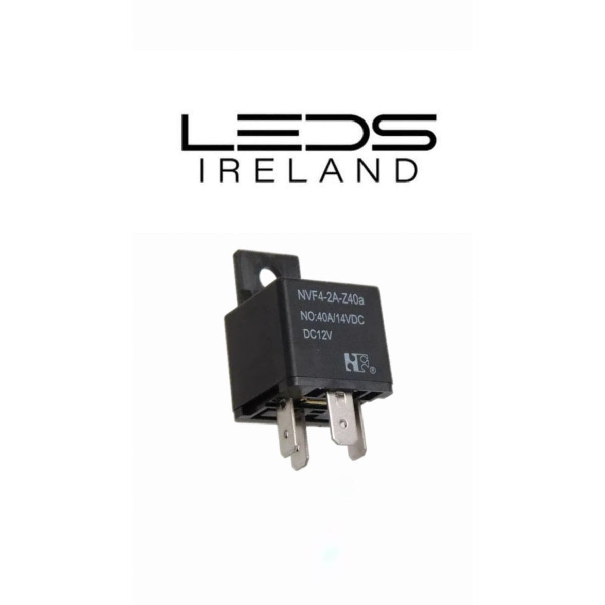 12V 4-Pin Relay with Built-In Holder