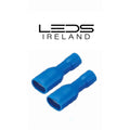 Insulated Female Spade Connectors Blue